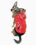 RED ELITE REFLECTIVE DOG COAT PUFFER, Coats - Bones Bizzness