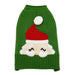 SANTA FACE DOG SWEATER