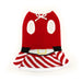 SANTA GIRL RED SWEATER DOG DRESS, Sweaters - Bones Bizzness