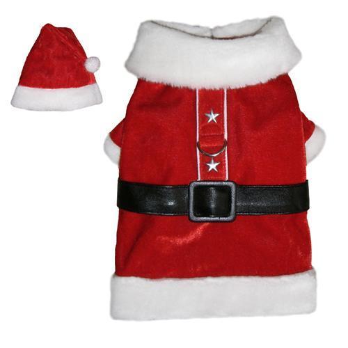 SANTA PAWS HOLIDAY DOG COAT