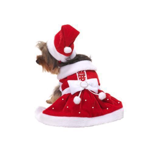 SANTA PAWS HOLIDAY DOG DRESS