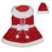 SANTA PAWS HOLIDAY DOG DRESS