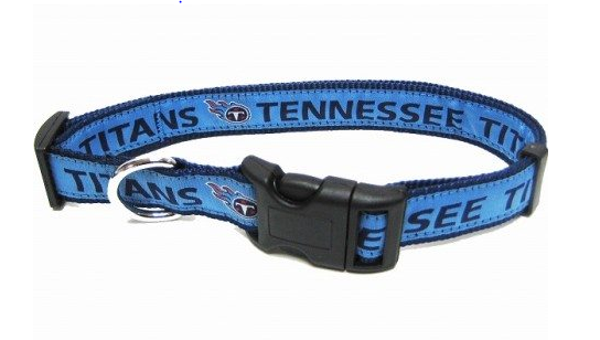 TENNESSEE TITANS DOG COLLAR, NFL Collars - Bones Bizzness