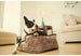 SAVANNAH LOUNGE DOG BED - SEPIA/ESPRESSO, Beds - Bones Bizzness