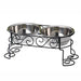 SCROLL PET DOG DINER SET, Bowls - Bones Bizzness