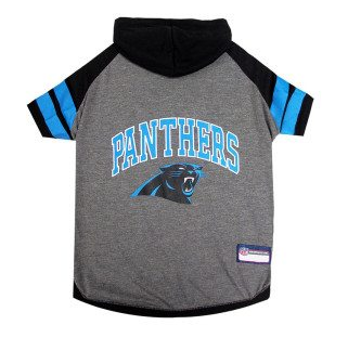 CAROLINA PANTHERS HOODY DOG TEE, NFL Collars - Bones Bizzness