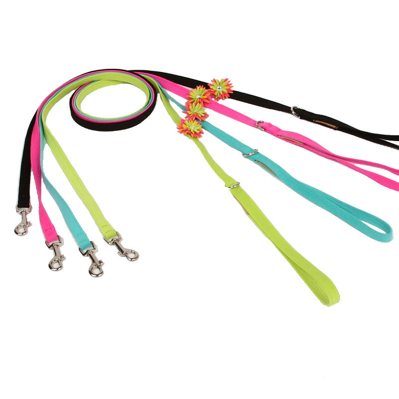 SEA URCHIN ULTRASUEDE DOG LEASHES (53 COLORS), Leash - Bones Bizzness