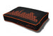 SFYLINE DOG BED - IVORY BLACK/GIANTS ORANGE, Beds - Bones Bizzness