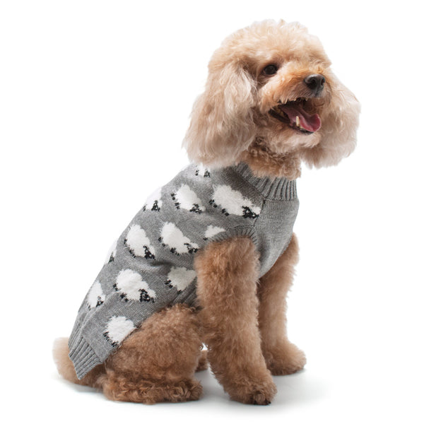 GREY SHEEP DOG SWEATER, Sweaters - Bones Bizzness