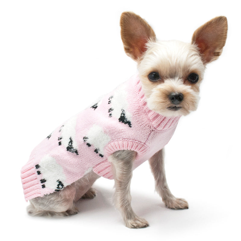 PINK SHEEP DOG SWEATER, Sweaters - Bones Bizzness