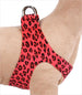 RED CHEETAH COUTURE STEP-IN DOG HARNESS - (4 COLORS)