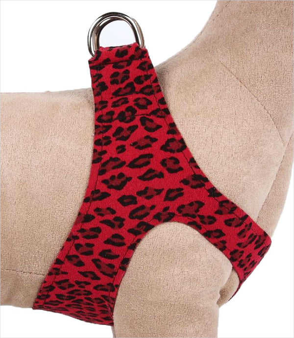 RED CHEETAH COUTURE STEP-IN DOG HARNESS - (4 COLORS), Harness - Bones Bizzness