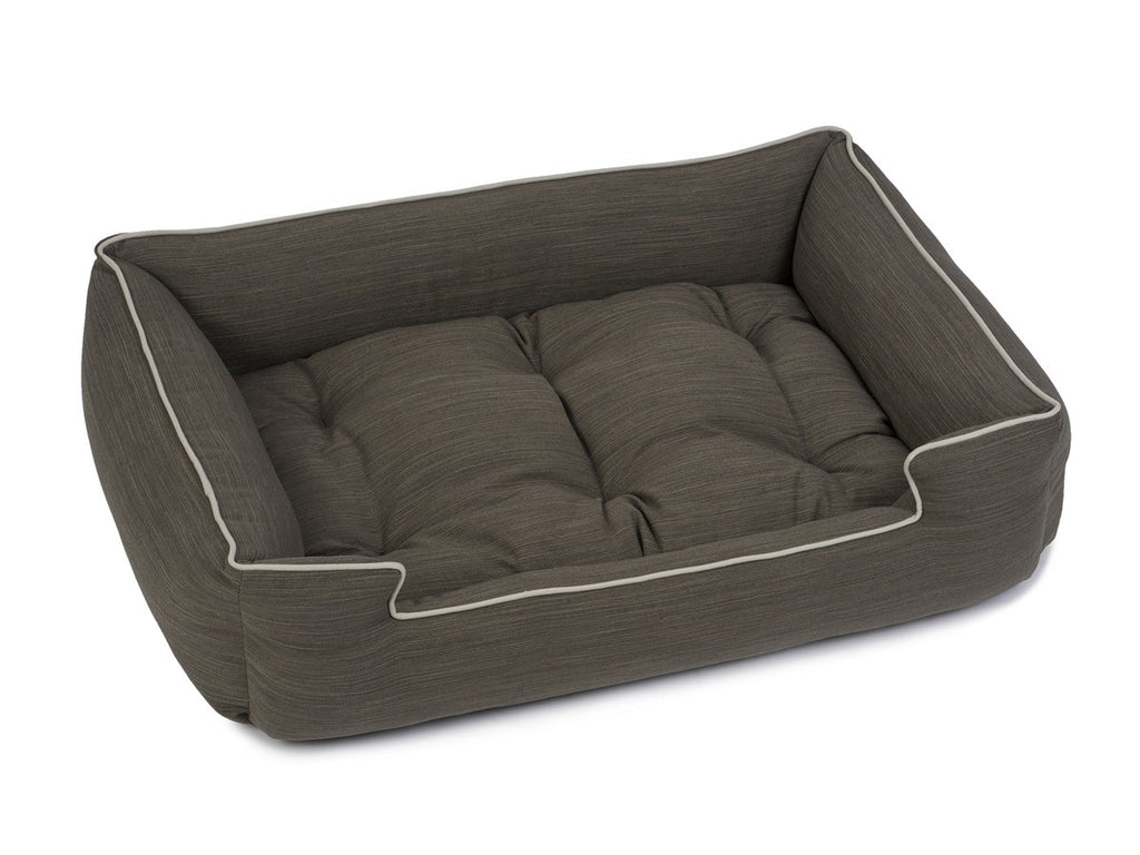 WINDSOR CHARCOAL SLEEPER DOG BED, Beds - Bones Bizzness