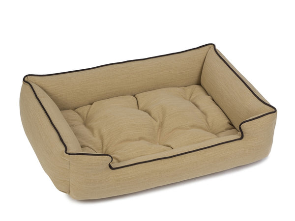 WINDSOR GOLD SLEEPER DOG BED, Beds - Bones Bizzness