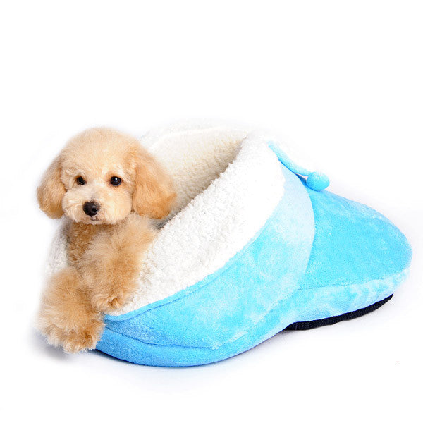 BLUE SLIPPER DOG BED, Beds - Bones Bizzness