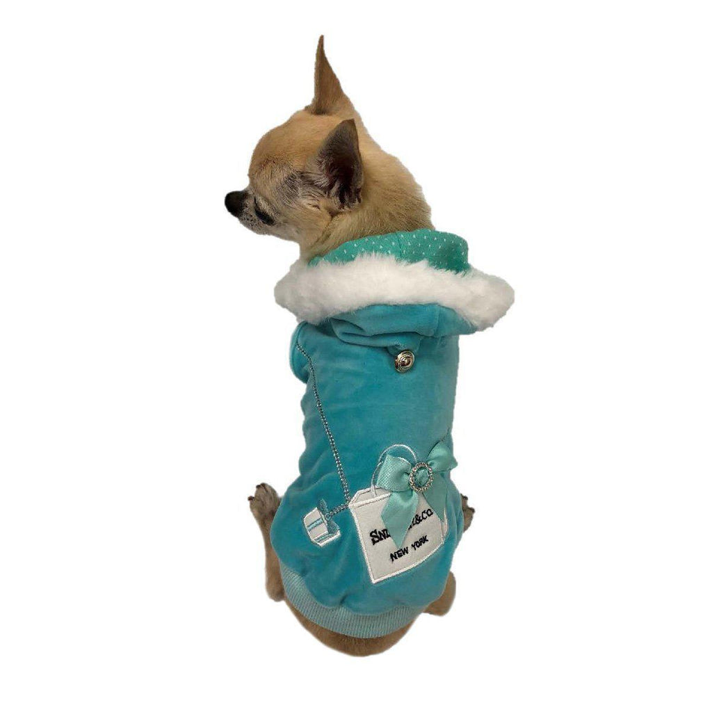 SNIFFANY SHOPPING BAG DOG HOODIE