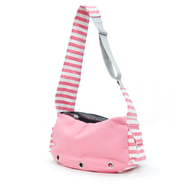 SOFT SLING BAG PINK DOG CARRIER, Carriers - Bones Bizzness