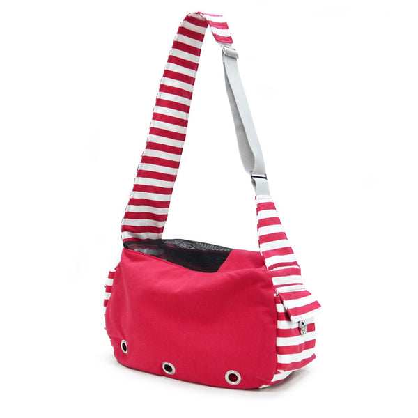 SOFT SLING BAG RED DOG CARRIER, Carriers - Bones Bizzness