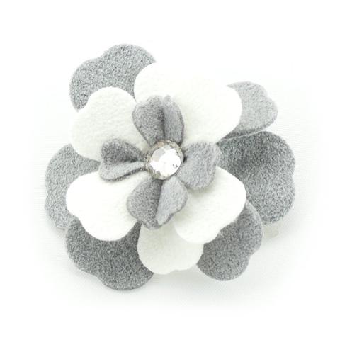 SPECIAL OCCASION DOG HAIR BOW - PLATINUM