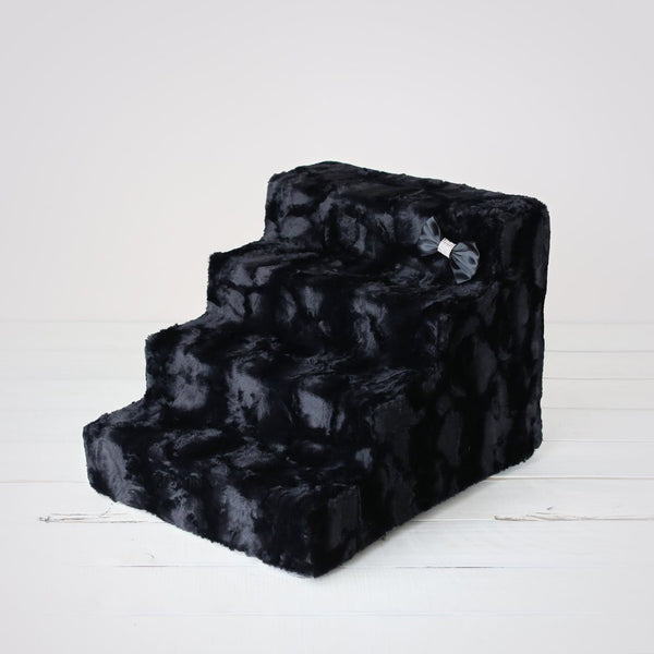 BLACK DIAMOND LUXURY PET STAIRS, Dog Furniture - Bones Bizzness