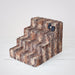 RED MAHOGANY LUXURY PET STAIRS, Dog Furniture - Bones Bizzness