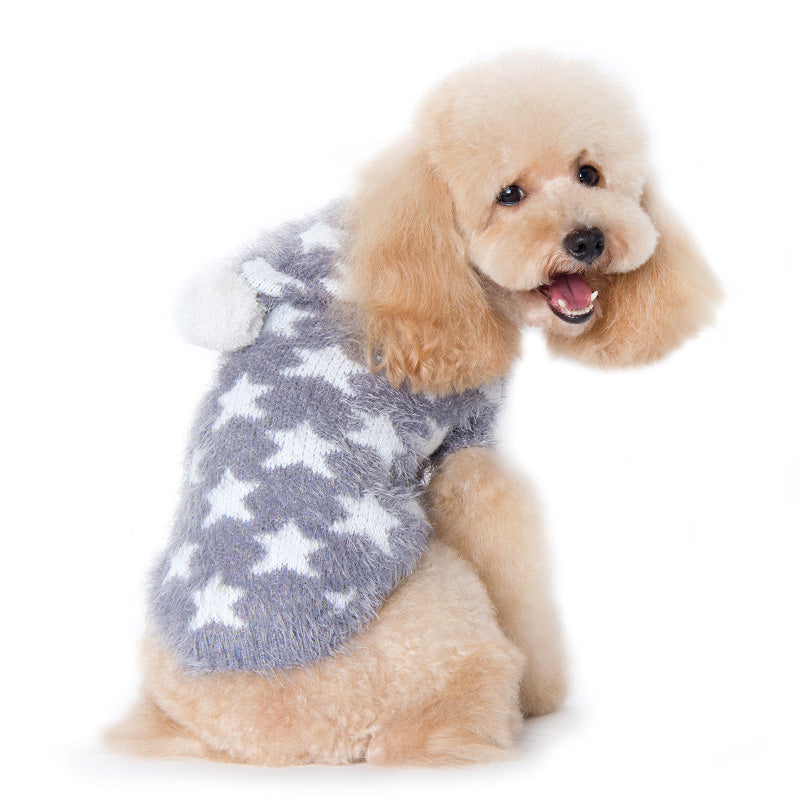 PP STAR HOODIE DOG SWEATER