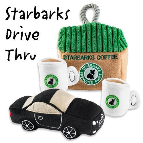 STARBARKS DRIVE-THRU DOG TOY BUNDLE