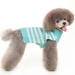 BLUE STRIPY LOVER DOG SWEATER, Sweaters - Bones Bizzness