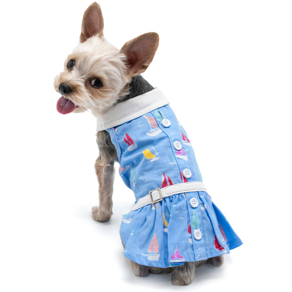 SUMMER BEACH DOG DRESS