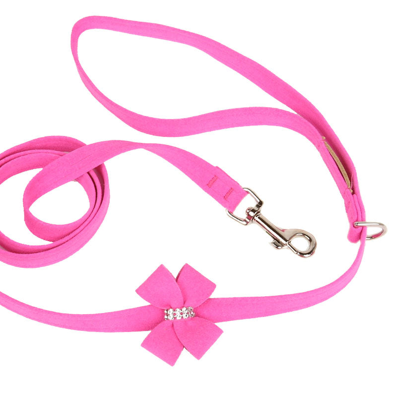 NOUVEAU BOW ULTRASUEDE DOG LEASH (42  COLORS), Leash - Bones Bizzness