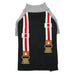 BLACK SUSPENDER DOG SWEATER, Pajamas - Bones Bizzness