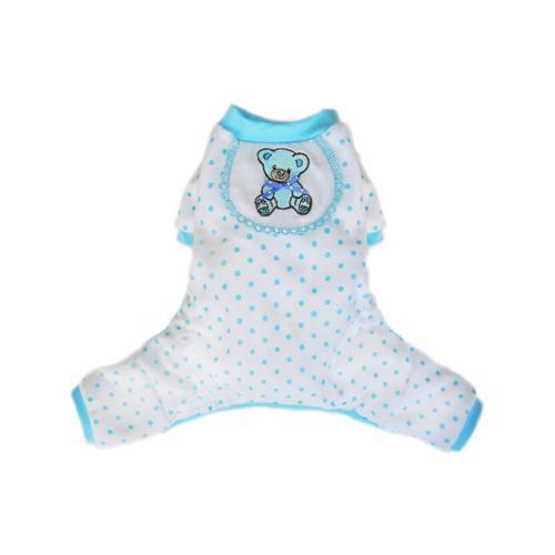 TEDDY DOG PAJAMAS BLUE