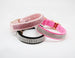 GILTMORE 3 ROW ULTRASUEDE DOG COLLARS (53 COLORS), Collars - Bones Bizzness
