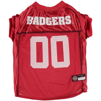 WISCONSIN BADGERS DOG JERSEY, NCAA - Bones Bizzness