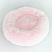 FUSCHIA CUDDLE SHAG DOG BED