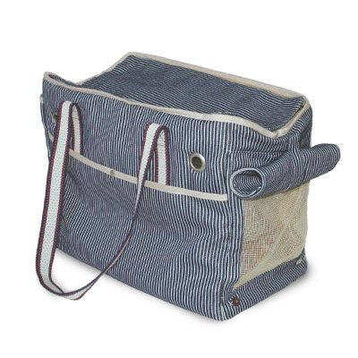 NAUTICAL TOTE DOG CARRIER, Carriers - Bones Bizzness