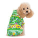 TROPICAL ISLAND DOG SHIRT GREEN, Shirts Tanks & Tees - Bones Bizzness