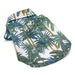 TROPICAL LEAF DOG SHIRT