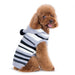 UNEVEN BLACK STRIPE DOG SWEATER, Sweaters - Bones Bizzness