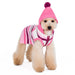 UNEVEN PINK STRIPE DOG SWEATER, Sweaters - Bones Bizzness