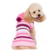 UNEVEN PINK STRIPE DOG SWEATER, Sweaters - Bones Bizzness