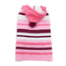 UNEVEN PINK STRIPE DOG SWEATER, Sweaters - Bones Bizzness