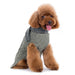 URBAN SCARF GREY CABLE DOG SWEATER, Sweaters - Bones Bizzness