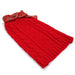 SCARF CABLE DOG SWEATER RED