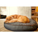 URBAN DENIM DOG BED w/ BROWN TRIM, Beds - Bones Bizzness