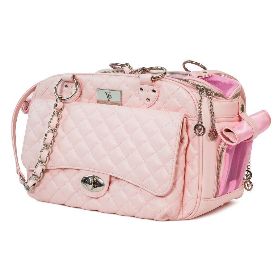 VANDERPUMP QUILTED CLASSIC LUXURY CARRIER - PINK