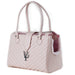 VANDERPUMP MONOGRAMME CHAIN PET CARRIER - LIGHT PINK, Carriers - Bones Bizzness