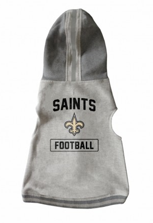 NEW ORLEANS SAINTS PET HOODED CREWNECK