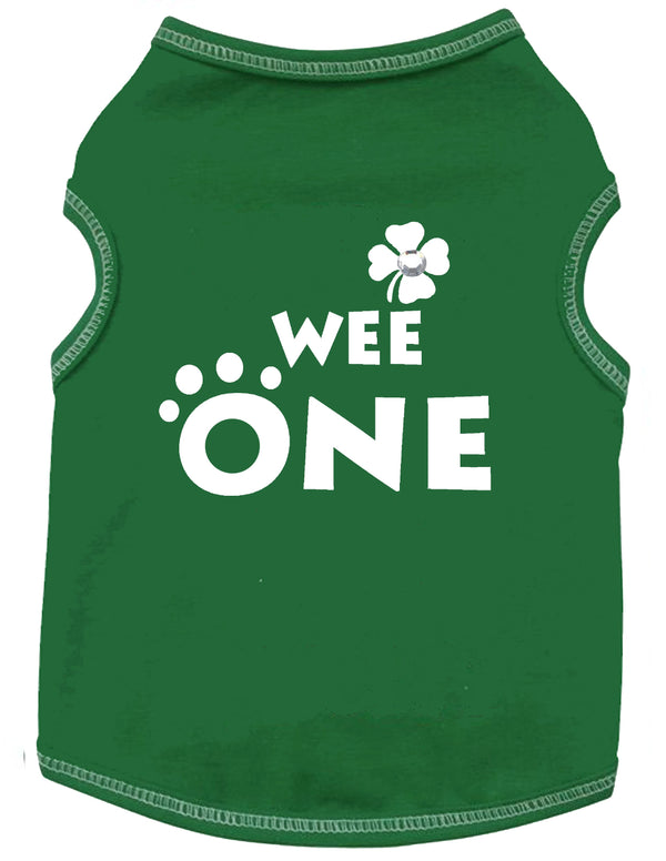 WEE ONE ST. PATRICK'S DAY DOG TANK GREEN, Shirts Tanks & Tees - Bones Bizzness