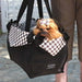 WINDSOR CHECK LUXURY PURSE DOG CARRIER - BY SUSAN LANCI, Carriers - Bones Bizzness